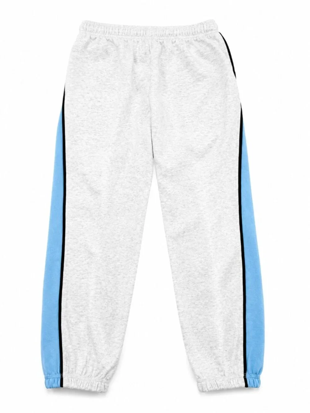 Justice NASCAR Girls Jogger Sweatpants Gray Blue Side Panel Size Small 7/8 NWT